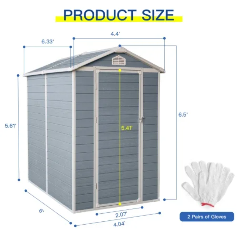 Outdoor Furniture In Store - 6x4ft hars buitenberging kit - perfect