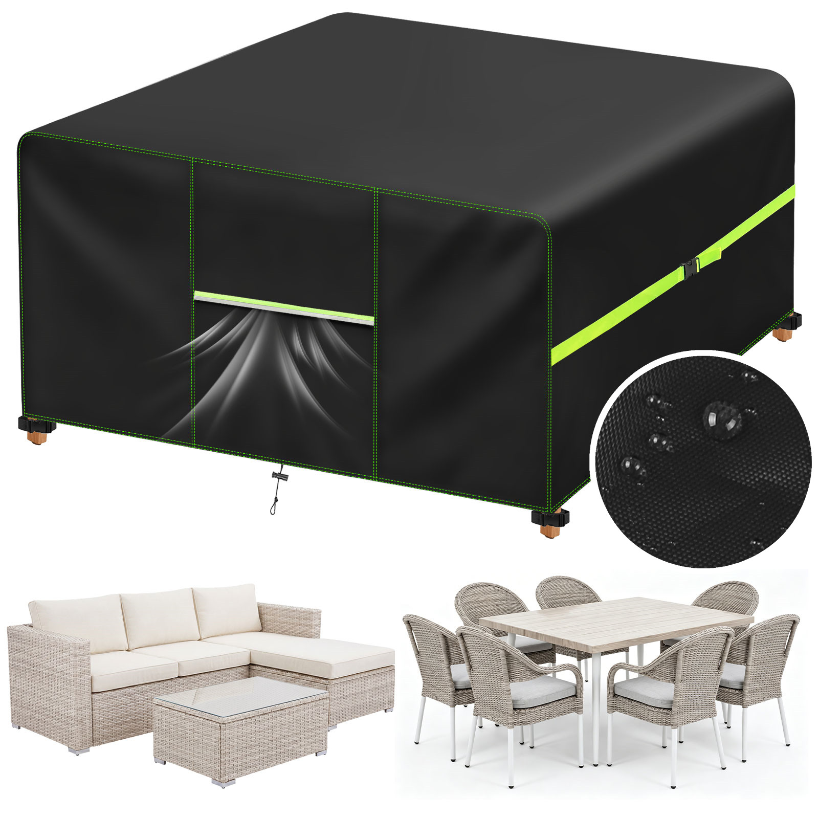 Outdoor Furniture Set Sale - Tuinmeubelhoes met ventilatieopening Waterdichte patio rotan