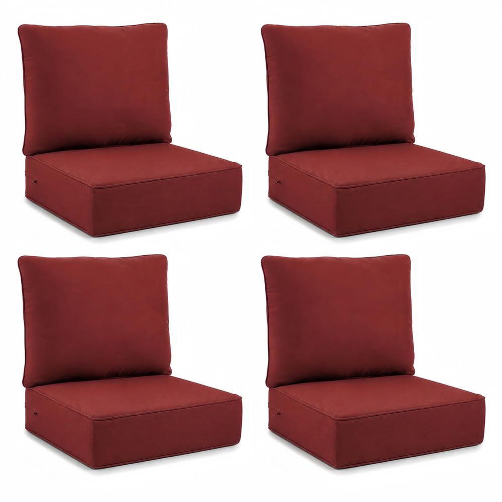 Outdoor Furniture Cushions 24 X 24 - Buitenkussens 4-delige set - 24 x