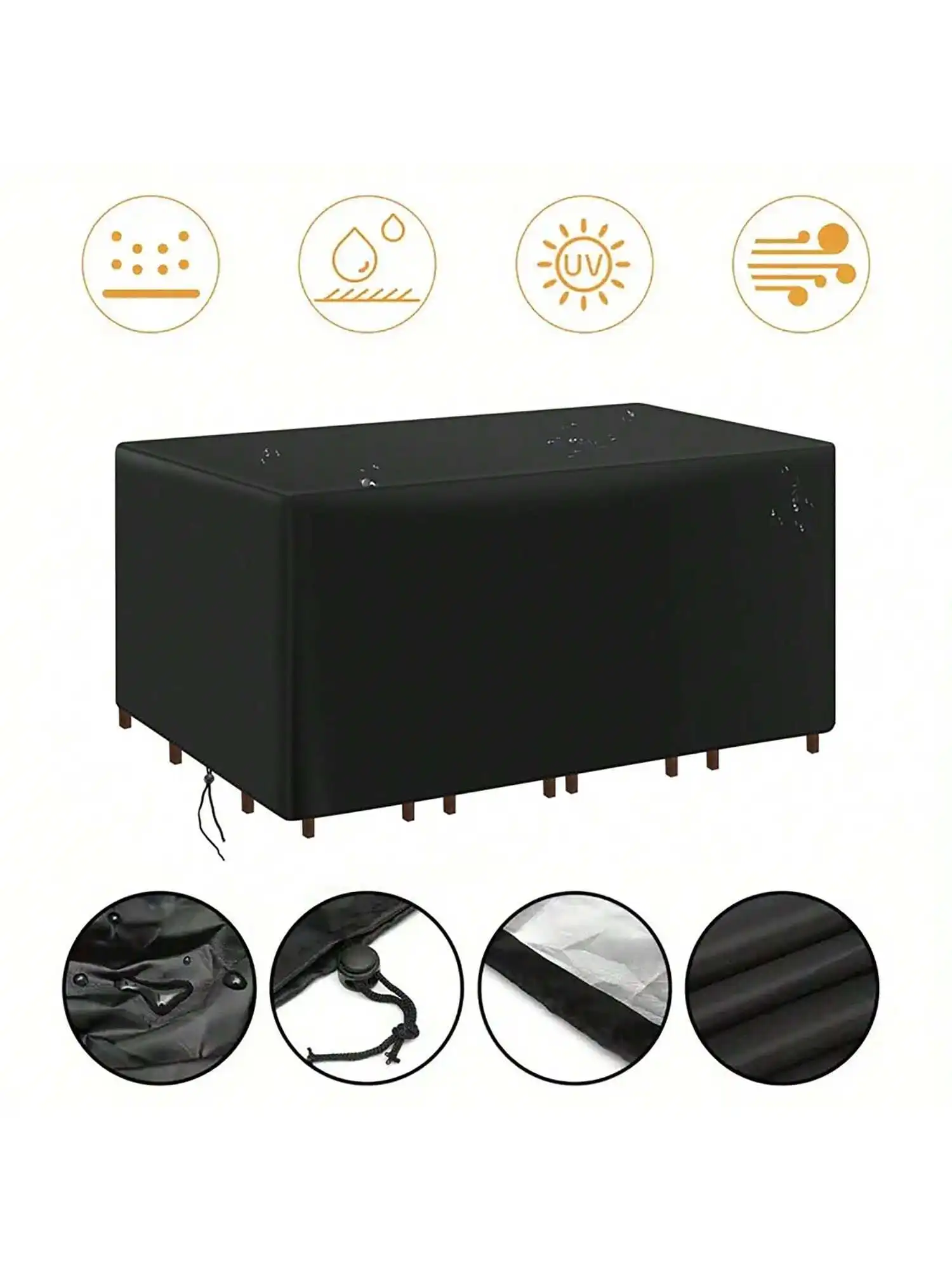 Outdoor Furniture Used - Multi-size buitenterras tuinmeubilair waterdichte stofkap voor