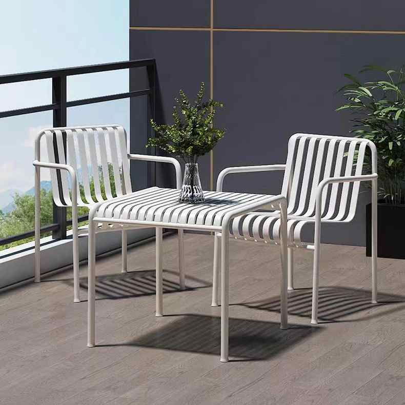 Outdoor Furniture Set Sale - Nordic tuinmeubilair metalen buiten salontafelset Hot