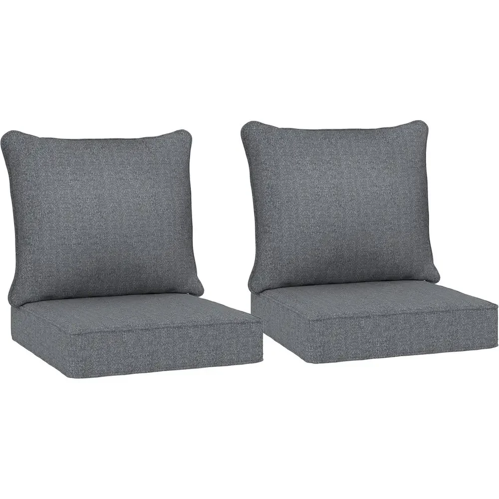 Outdoor Furniture Cushions 24 X 24 - Weerbestendige buitenkussens voor stoelen, set van
