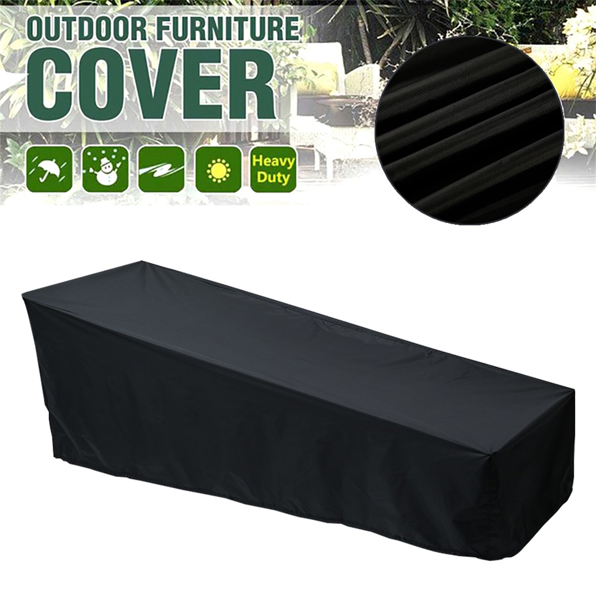 Outdoor Furniture Lounge - Outdoor Tuin Zonnebank Cover Ligstoel Cover