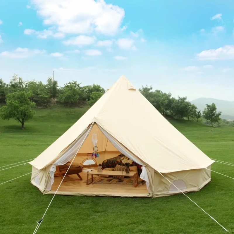 Outdoor Furniture Plus - Buiten, draagbare, camping- en picknicktent, 4-seizoenen,