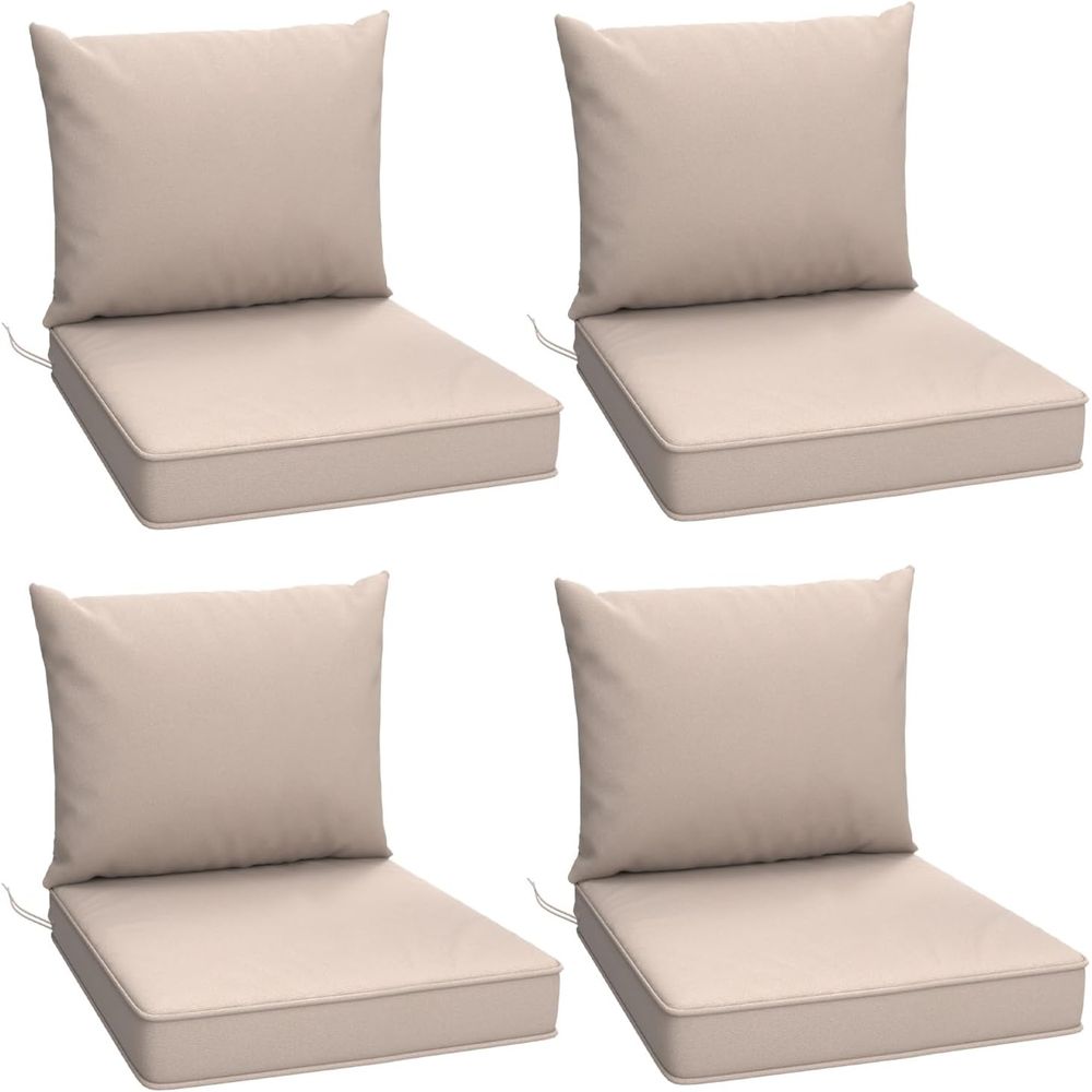 Outdoor Furniture Cushions 24 X 24 - Buitenkussens voor stoelen, set van 4,