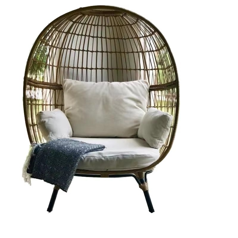 Outdoor Furniture Egg Chair - Hoogwaardige outdoor wicker rattan eierschaalstoel met