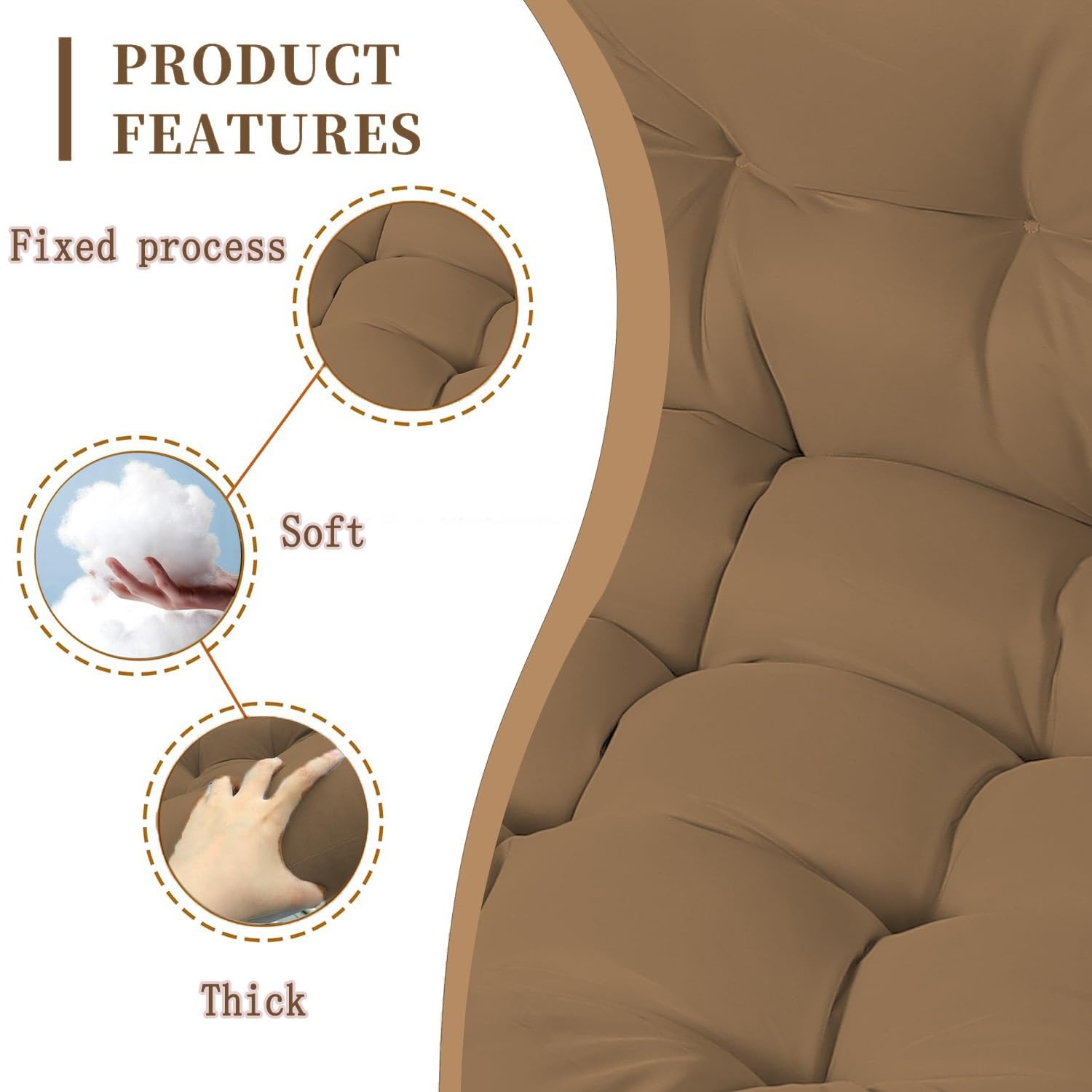 Ei-vormige stoelkussen vervang - Outdoor Furniture Egg Chair recensie en prijs