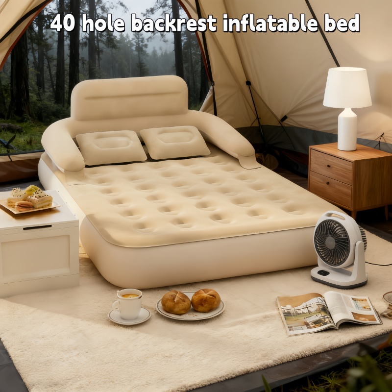 Opblaasbaar tweepersoons campi - Outdoor Furniture Cushion recensie en prijs