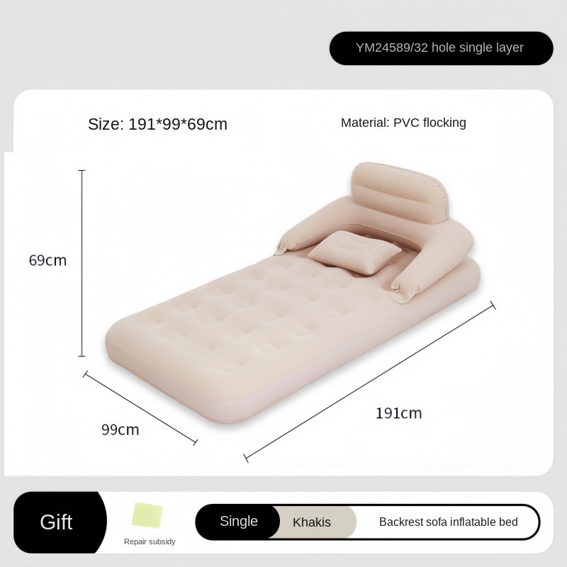 Opblaasbaar tweepersoons campi - Outdoor Furniture Cushion recensie en prijs