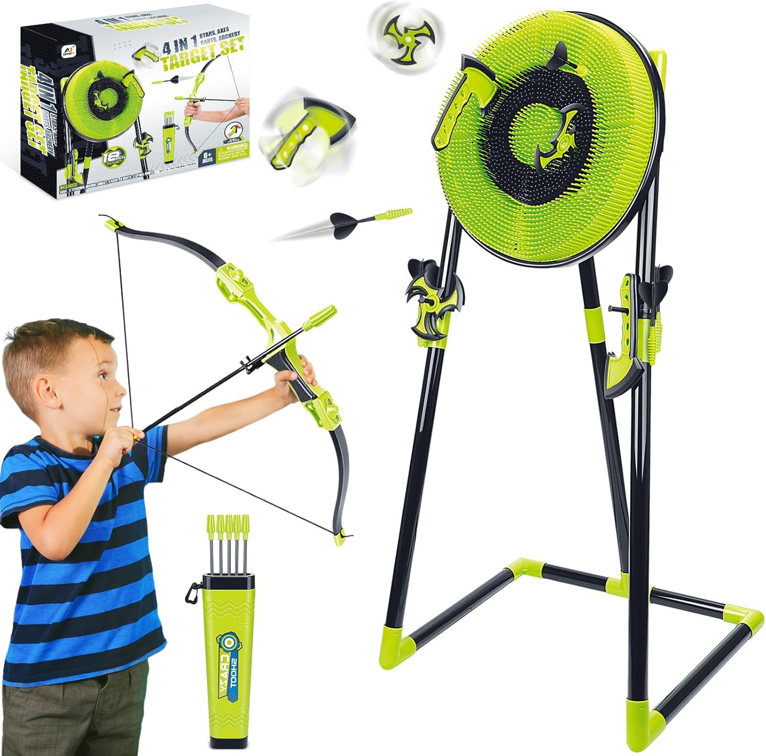 4-in-1 bijlwerpdoelset voor ki - Outdoor Furniture Target recensie en prijs