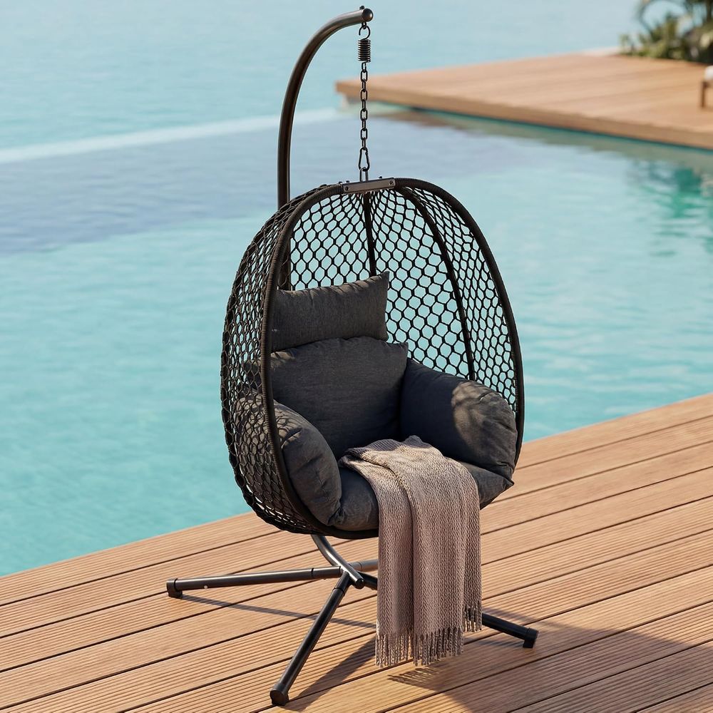 Ei-vormige hangstoel voor buit - Outdoor Furniture Egg Chair recensie en prijs