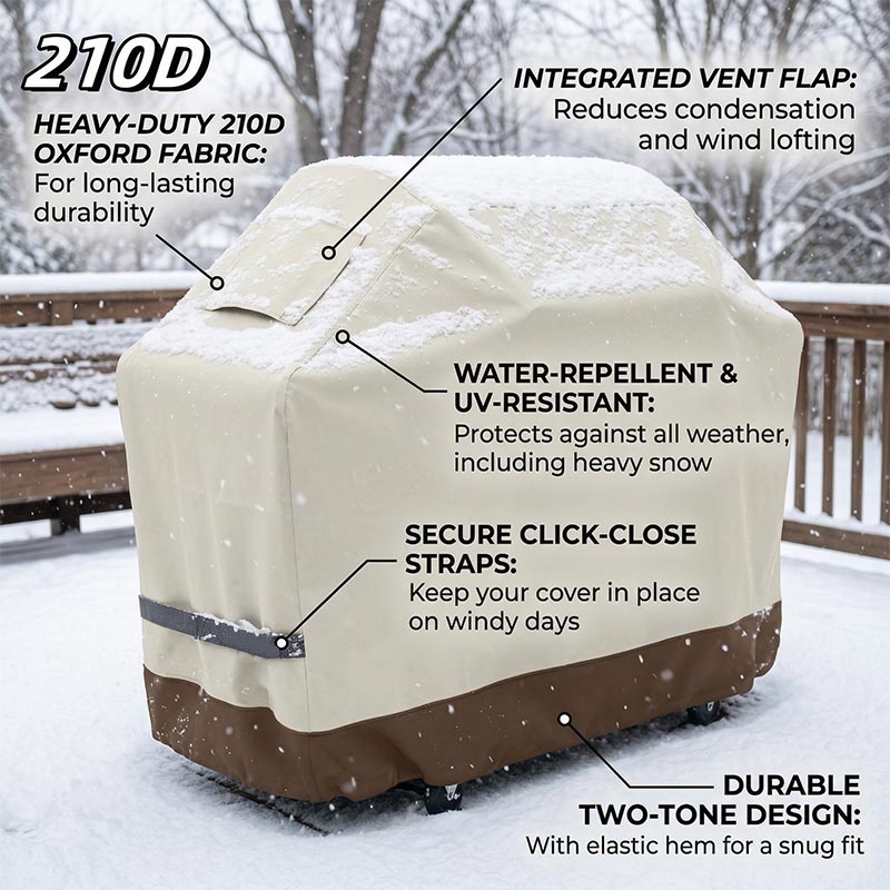 210D BBQ Beige Barbecue Grill  - Outdoor Furniture Used recensie en prijs