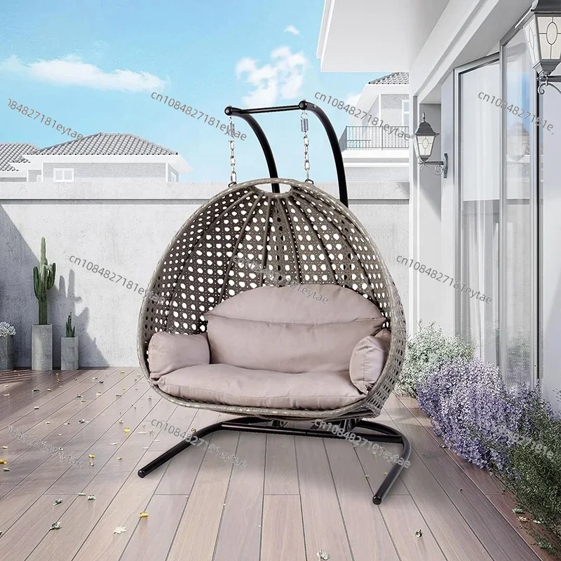 Moderne buitenterras grijze ri - Outdoor Furniture Egg Chair recensie en prijs
