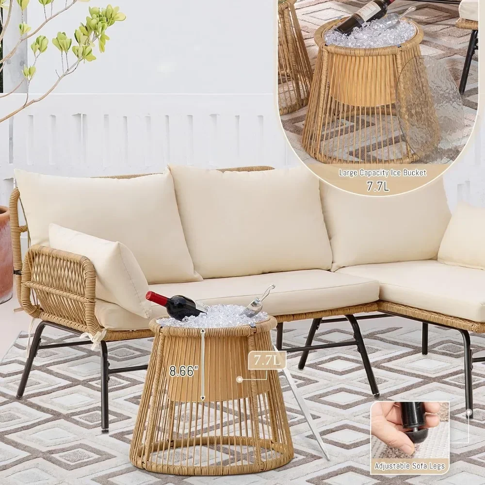 Een 3/4/5-delige Boho terrasme - Outdoor Furniture Egg Chair recensie en prijs