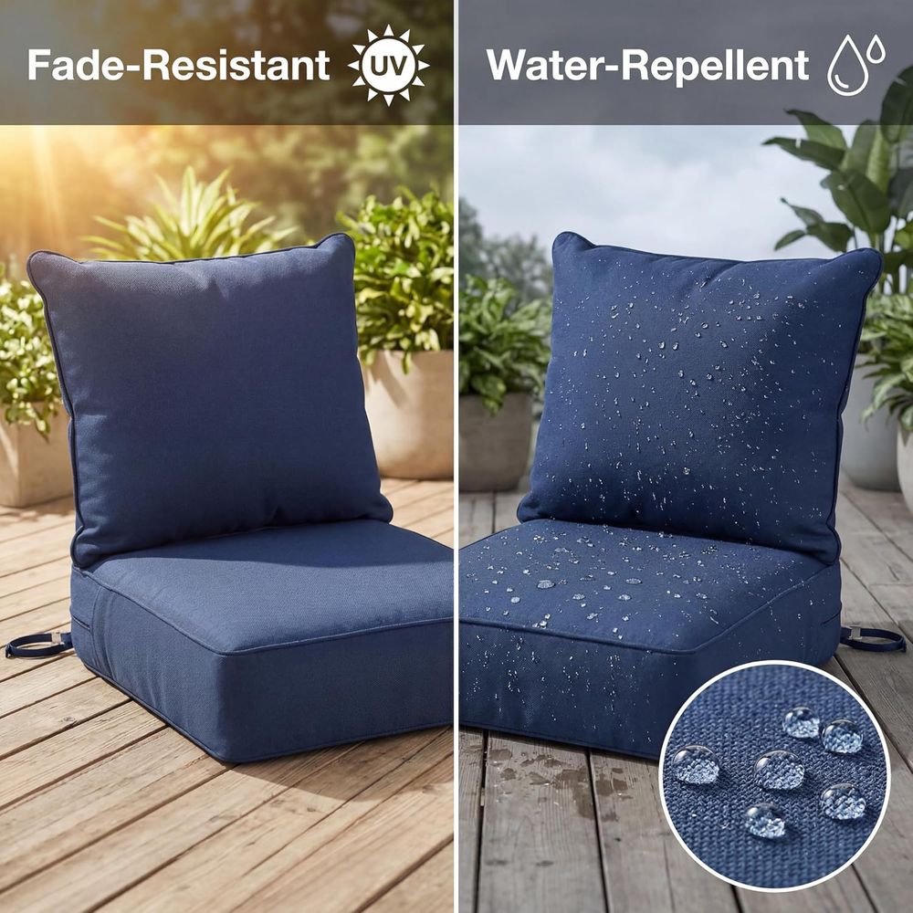 6 dikke buitenkussens, 24 x 24 - Outdoor Furniture Cushions 24 X 24 recensie en prijs