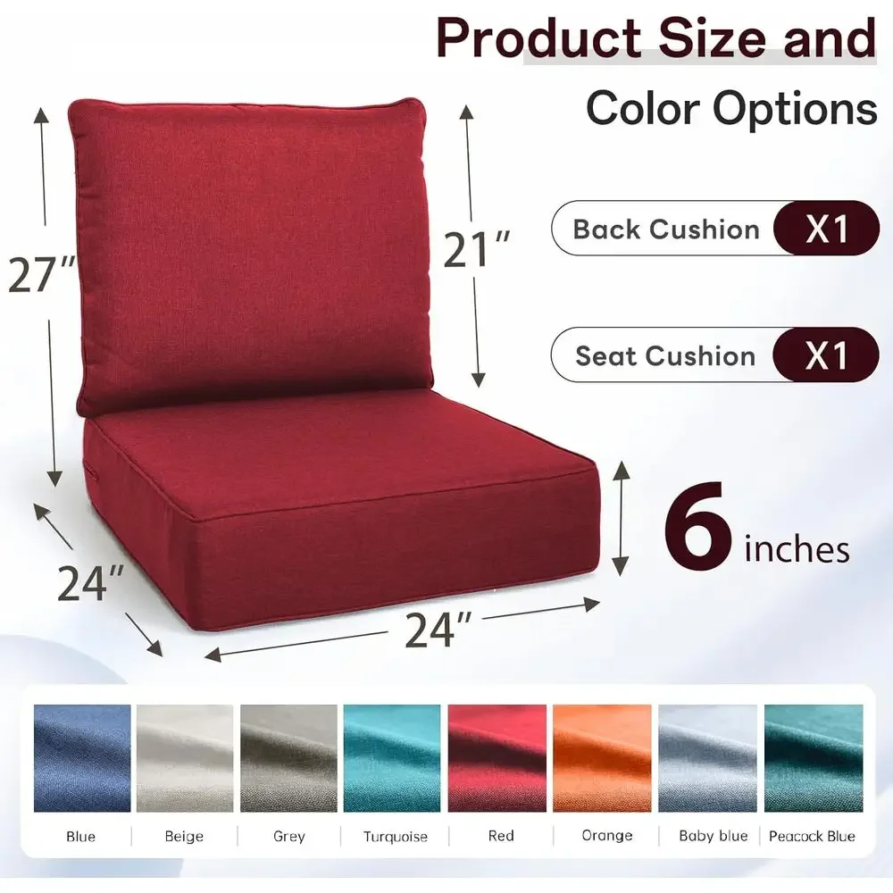 Buitenzitkussenset - 4 x 24 vi - Outdoor Furniture Cushions 24 X 24 recensie en prijs