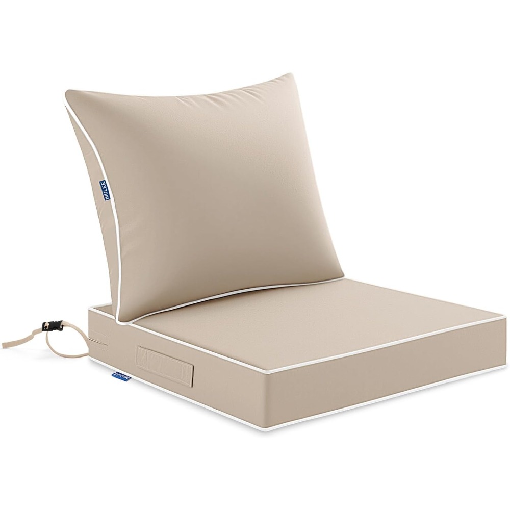 Beige buitenkussen 24x24 inch, - Outdoor Furniture Cushions 24 X 24 recensie en prijs