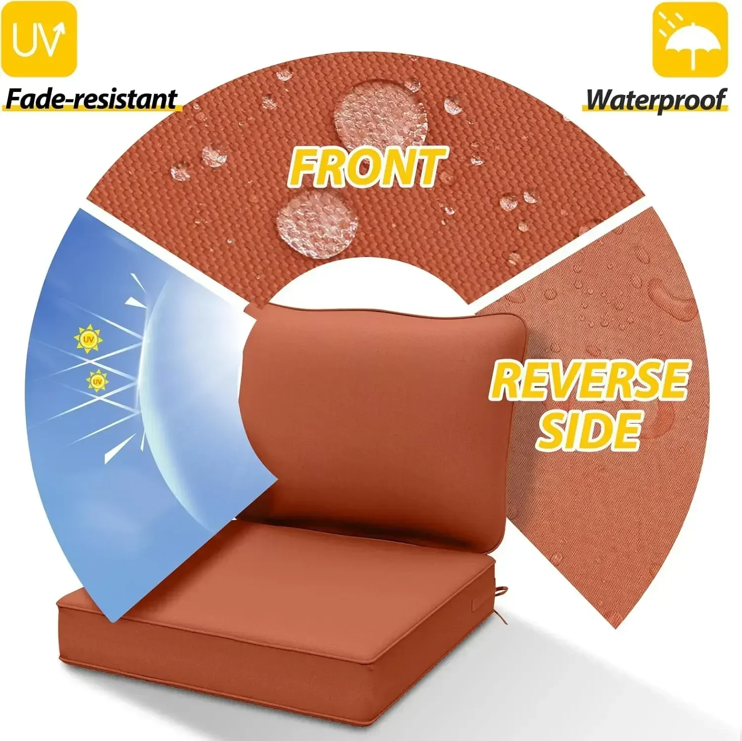Bestseller[XMSJ] Buitenkussens - Outdoor Furniture Cushions 24 X 24 recensie en prijs