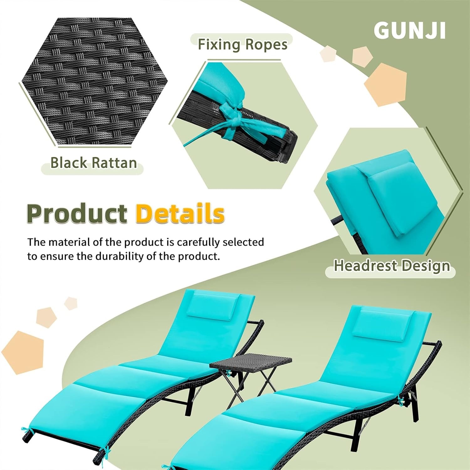 3-delige patio wicker ligstoel - Outdoor Furniture Bali recensie en prijs