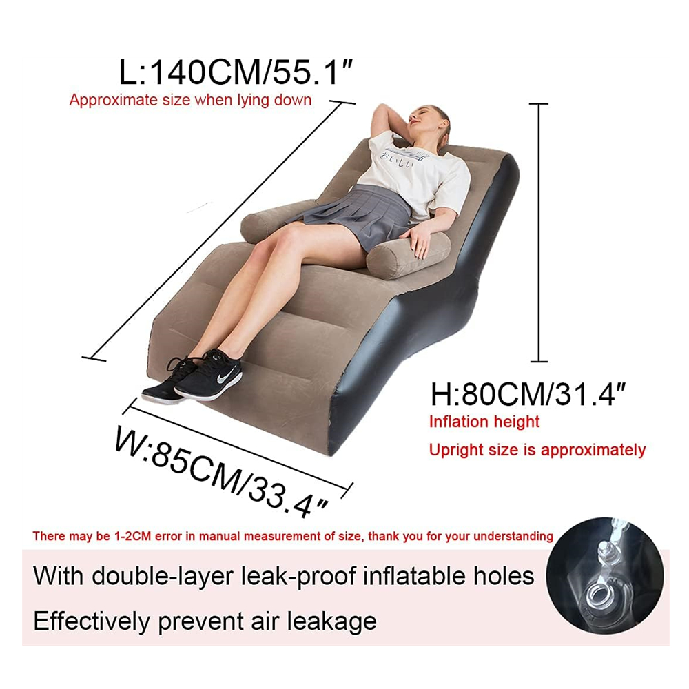 Opvouwbare luie bank, opblaasb - Outdoor Furniture Lounge recensie en prijs