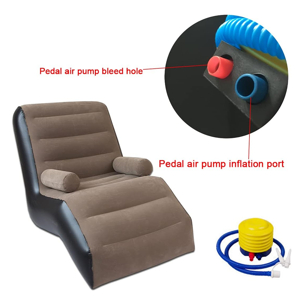 Opvouwbare luie bank, opblaasb - Outdoor Furniture Lounge recensie en prijs