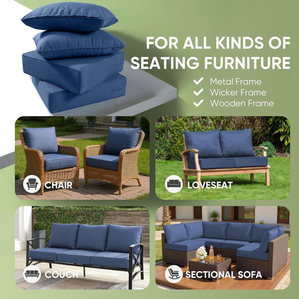 Buitenmeubelkussens, 6 inch di - Outdoor Furniture Cushion recensie en prijs