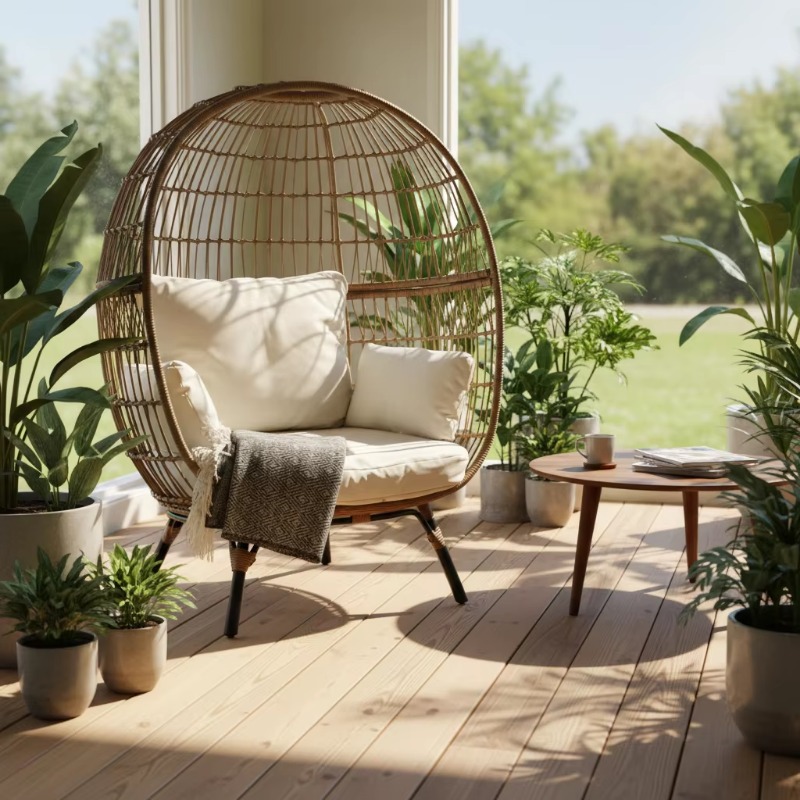 Hoogwaardige outdoor wicker ra - Outdoor Furniture Egg Chair recensie en prijs