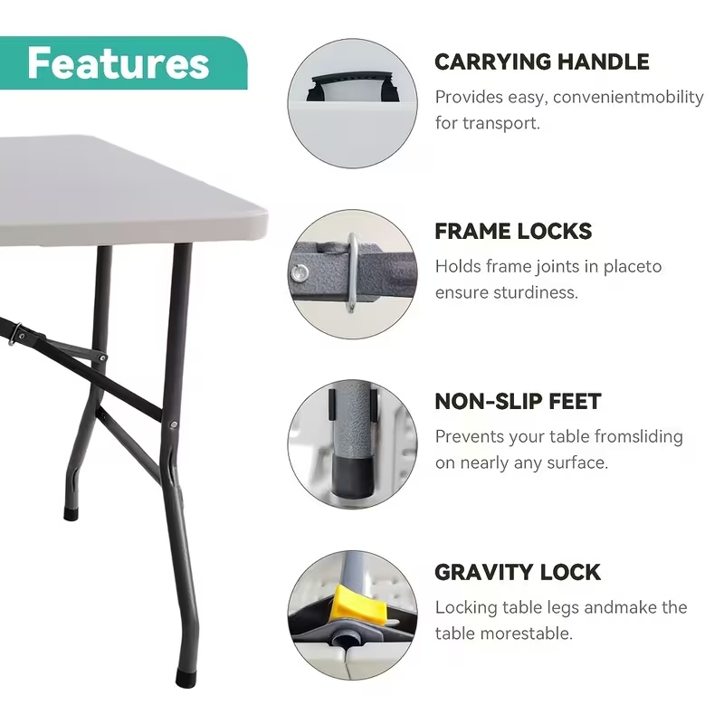 Vouwtafel, draagbare plastic t - Outdoor Furniture In Store recensie en prijs